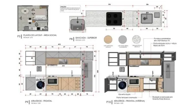 Kitchen Cabinet Drawings